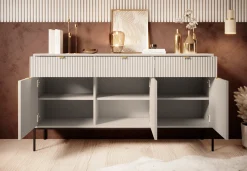 Navil - Dressoir - Beige - 154x39x83 cm