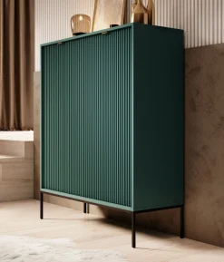 Navil - Dressoir - Groen - 104x39x125 cm
