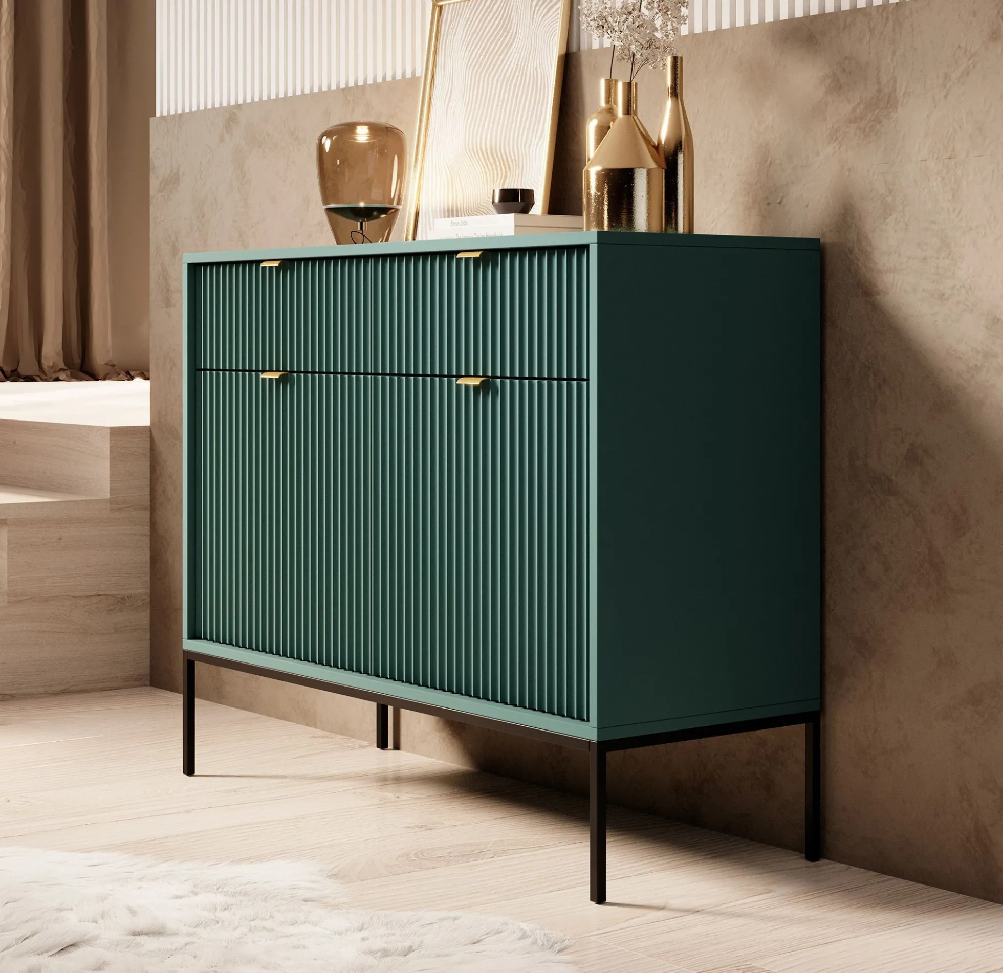 Navil - Dressoir - Groen - 104x39x83 cm