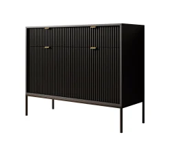 Navil - Dressoir - Zwart - 104x39x83 cm