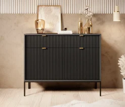 Navil - Dressoir - Zwart - 104x39x83 cm