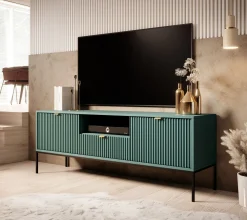 Navil - TV-Meubel - Groen - 154x39x56 cm