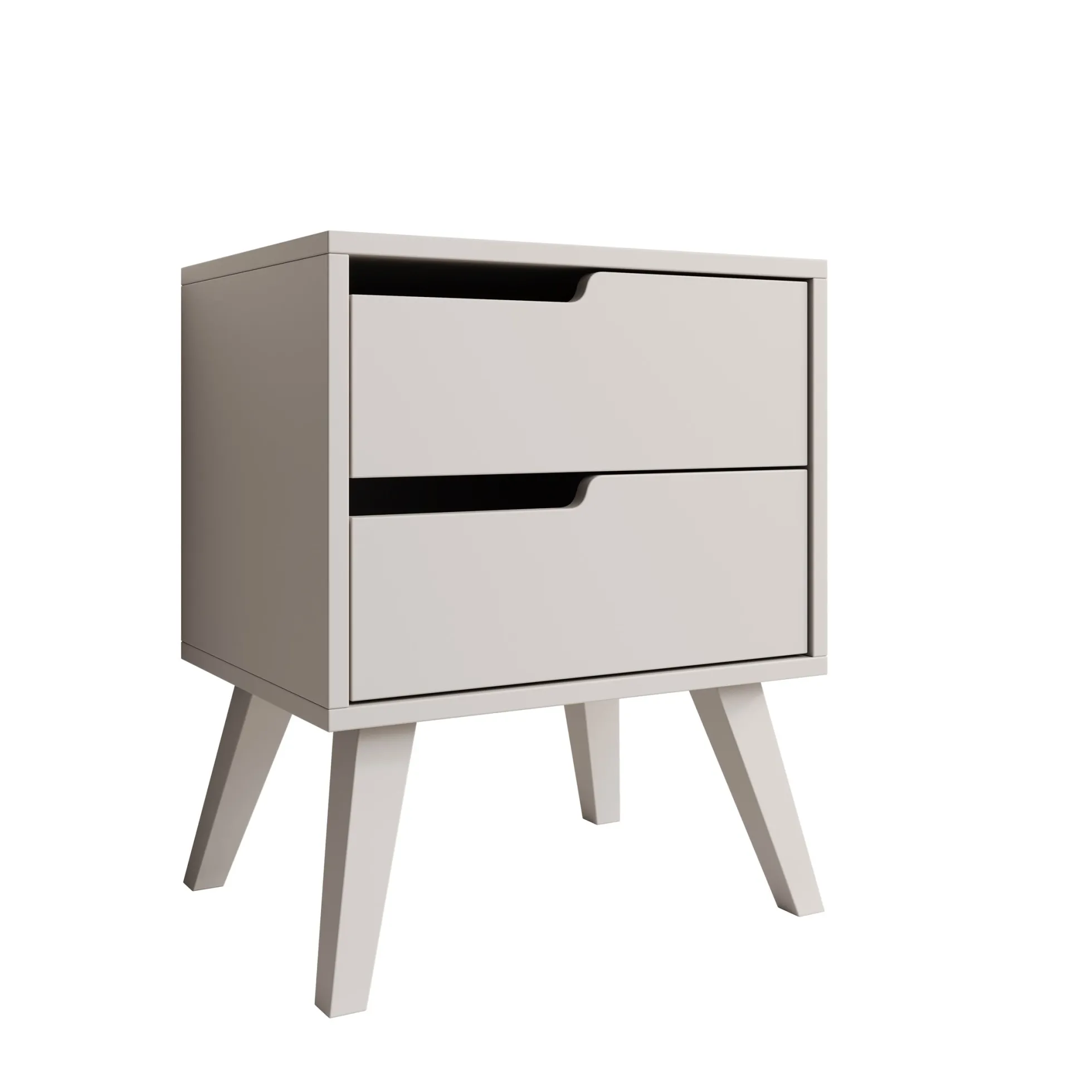 Nido - Nachtkastje links - Beige - 45x35x55 cm