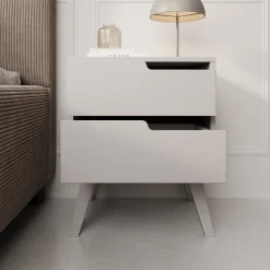 Nido - Nachtkastje rechts - Beige - 45x35x55 cm