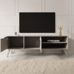 Nido - TV-Meubel - Beige - 160x40x55 cm
