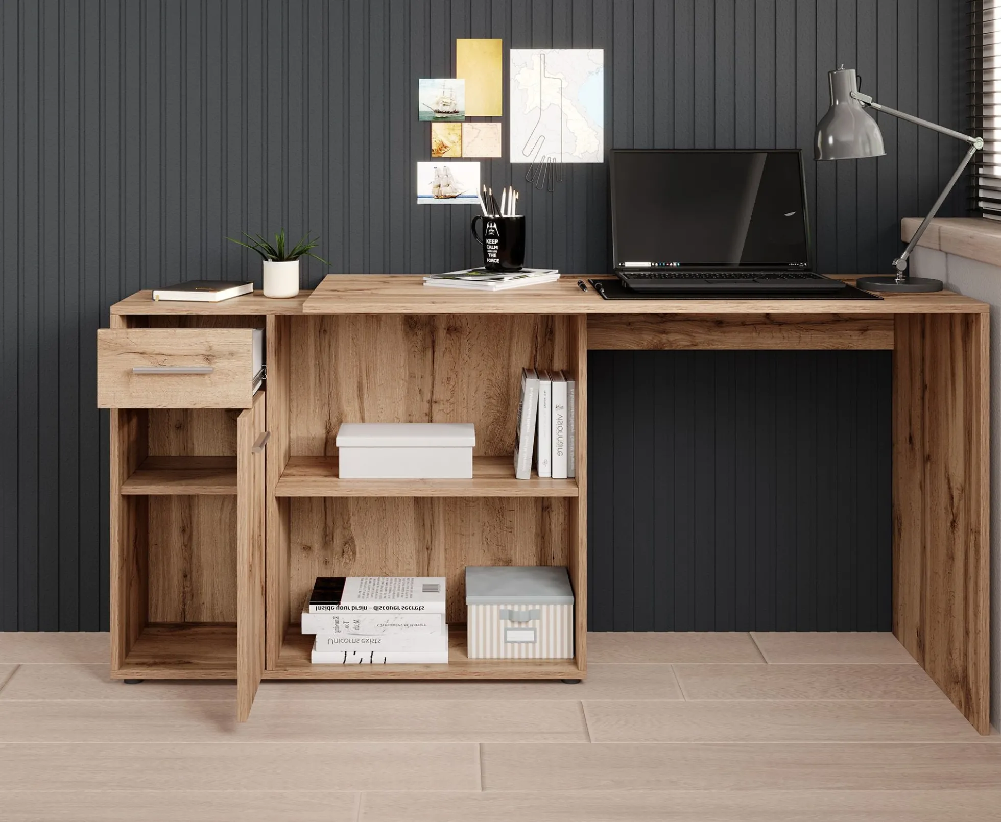 Nomi - Bureau - Eiken - 120x92 cm