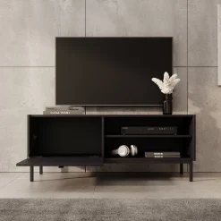 Norment - TV-Meubel - Zwart - 120x32x48 cm