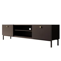 Norment - TV-Meubel - Zwart - 180x32x48 cm