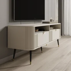 Oahu - TV-Meubel - Beige - 138x40x53 cm