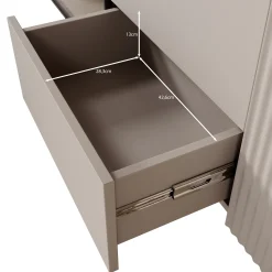 Okari - Dressoir - Beige - 157x39x84 cm
