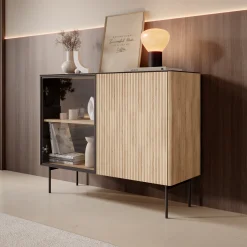 Okari - Dressoir - Eikenpatroon - 107x39x84 cm