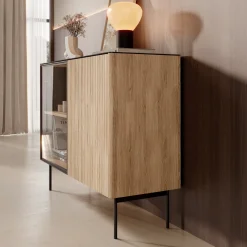 Okari - Dressoir - Eikenpatroon - 107x39x84 cm