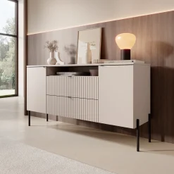 Oriya - Dressoir - Beige - 140x40x75 cm