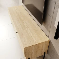 Oriya - TV-Meubel - Eikenpatroon - 140x40x55 cm