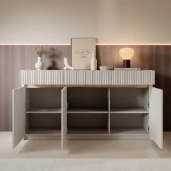 Orlano - Dressoir - Beige - 160x42x86 cm