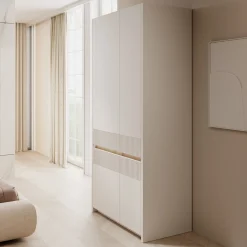 Orlano - Kledingkast - Beige - 95x52x198 cm