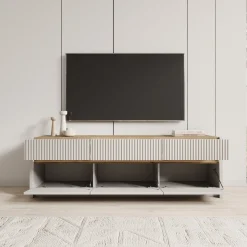 Orlano - TV-Meubel - Beige - 160x42x51 cm