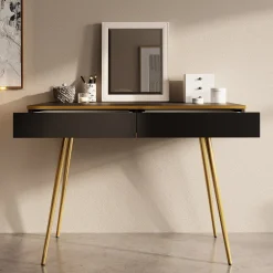 Orleans - Kaptafel - Zwart - 102x50 cm