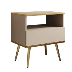 Orleans - Nachtkastje - Beige - 54x39x59 cm