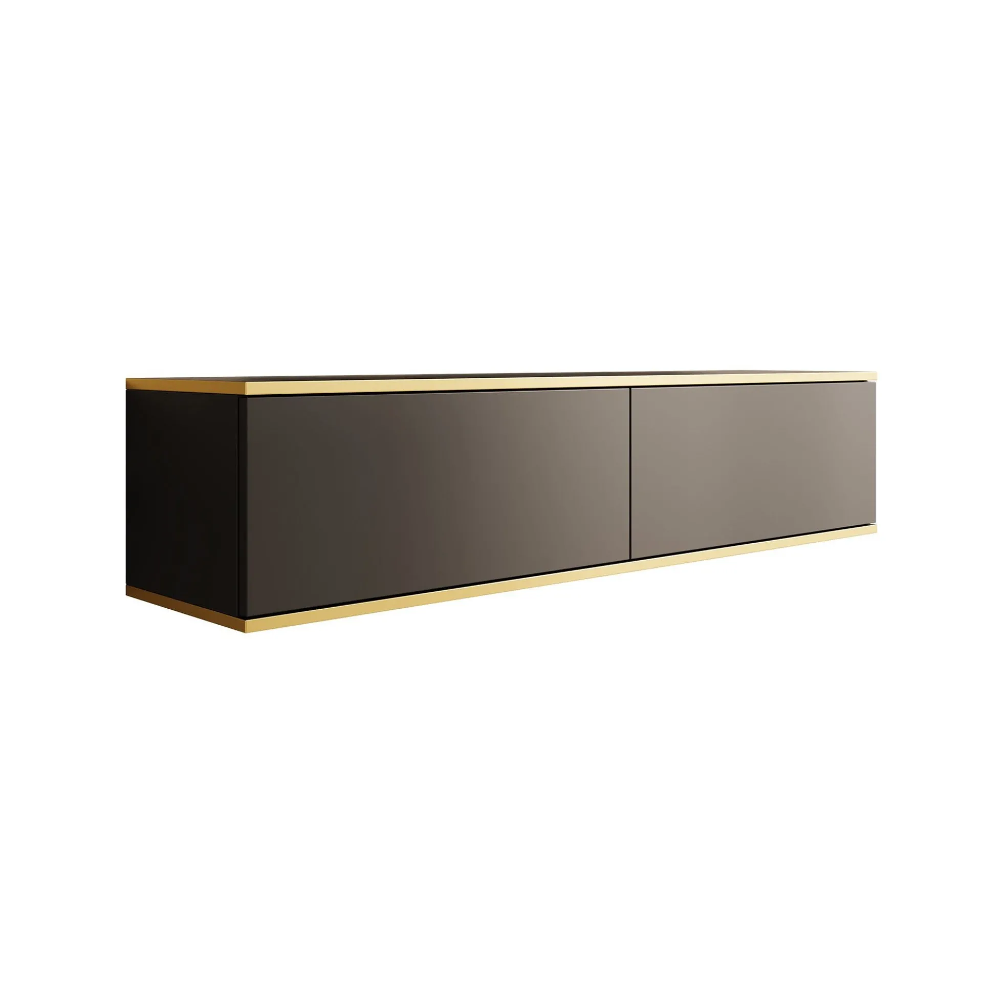 Orleans - TV-Meubel - Zwart - 135x32x30 cm