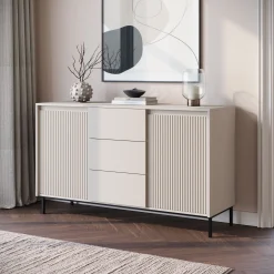 Orvana - Dressoir - Beige - 153x50x90 cm