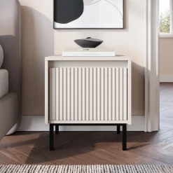 Orvana - Nachtkastje - Beige - 45x40x50 cm