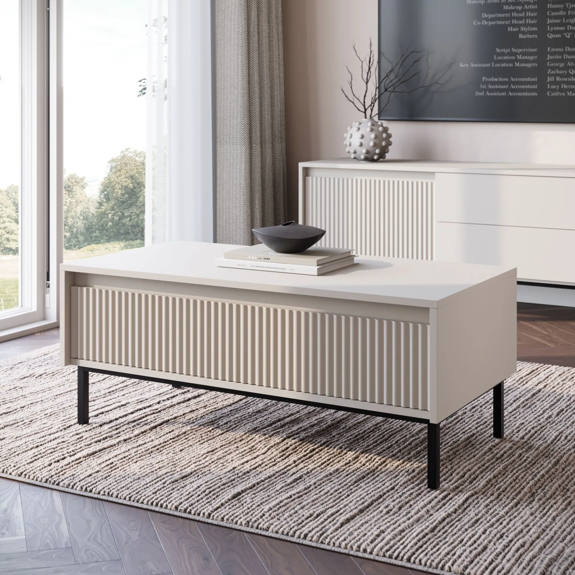 Orvana - Salontafel met lade - Beige