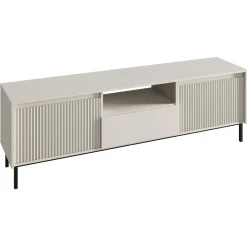 Orvana - TV-Meubel met 2 deuren - Beige - 174x40x60 cm
