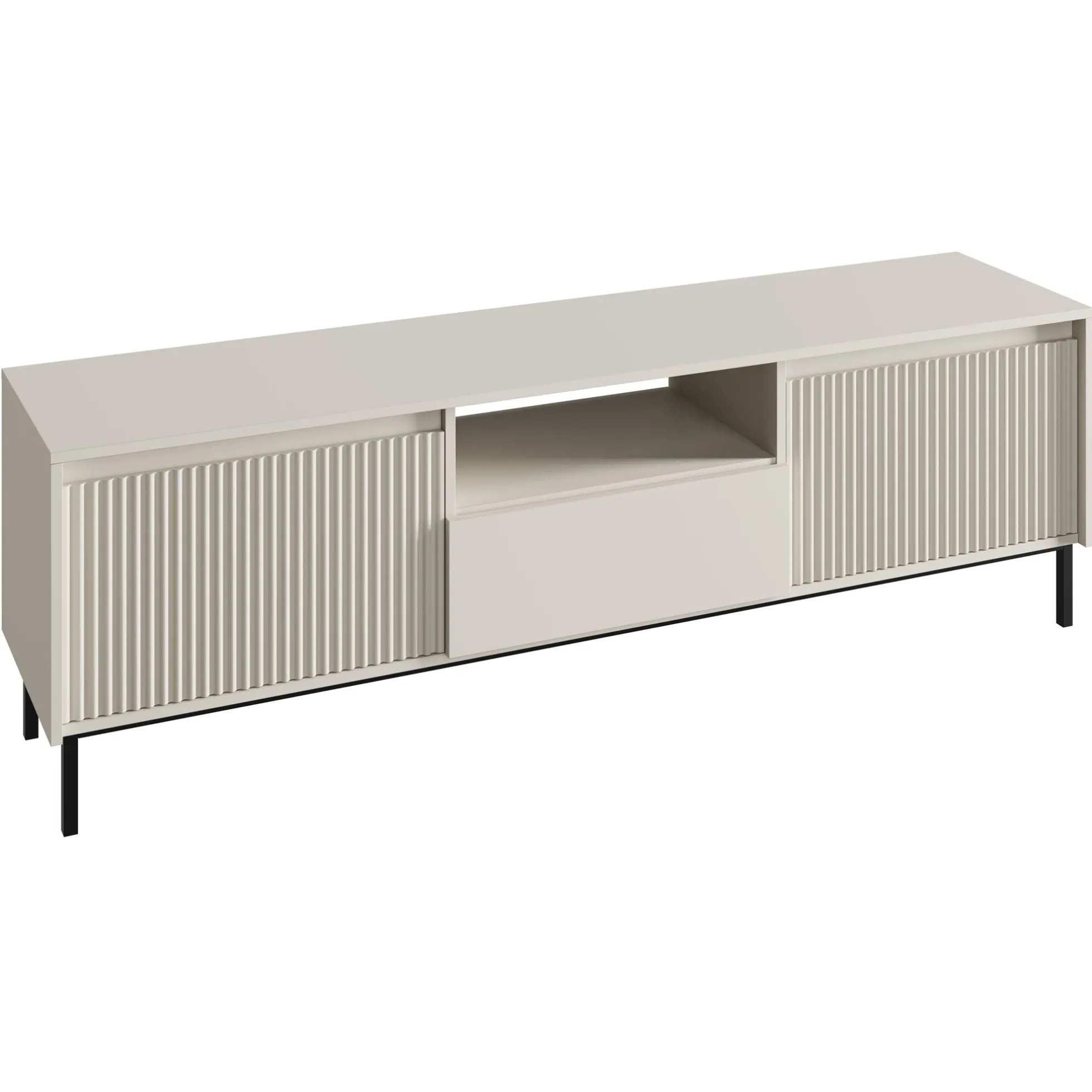Orvana - TV-Meubel met 2 deuren - Beige - 174x40x60 cm