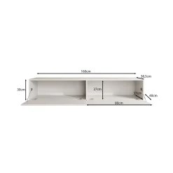 Palm - TV-Meubel - Beige - 160x40x30 cm