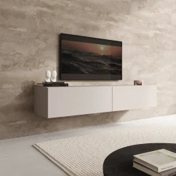 Palm - TV-Meubel - Beige - 160x40x30 cm