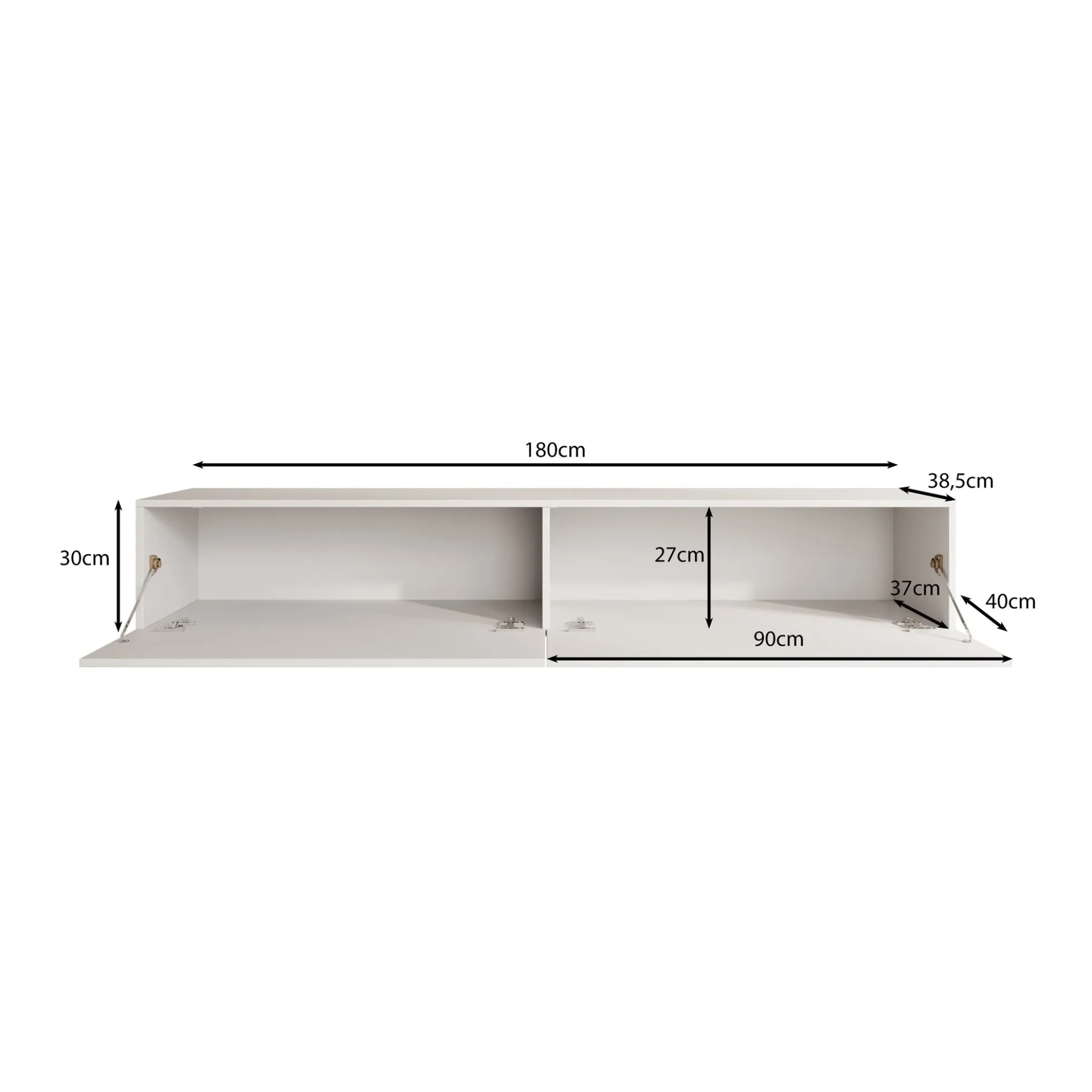 Palm - TV-Meubel - Beige - 180x40x30 cm