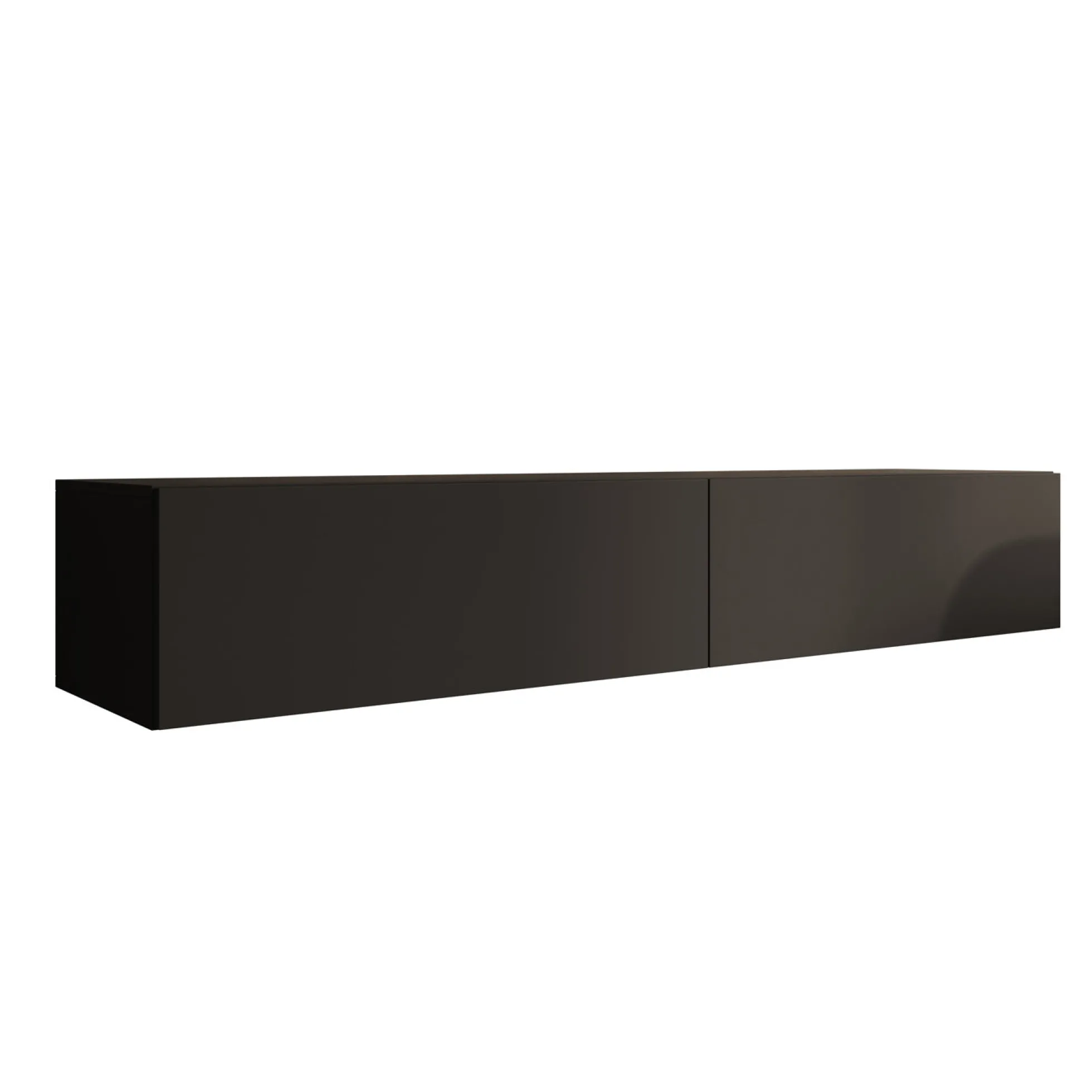 Palm - TV-Meubel - Mat zwart - 180x39x30 cm
