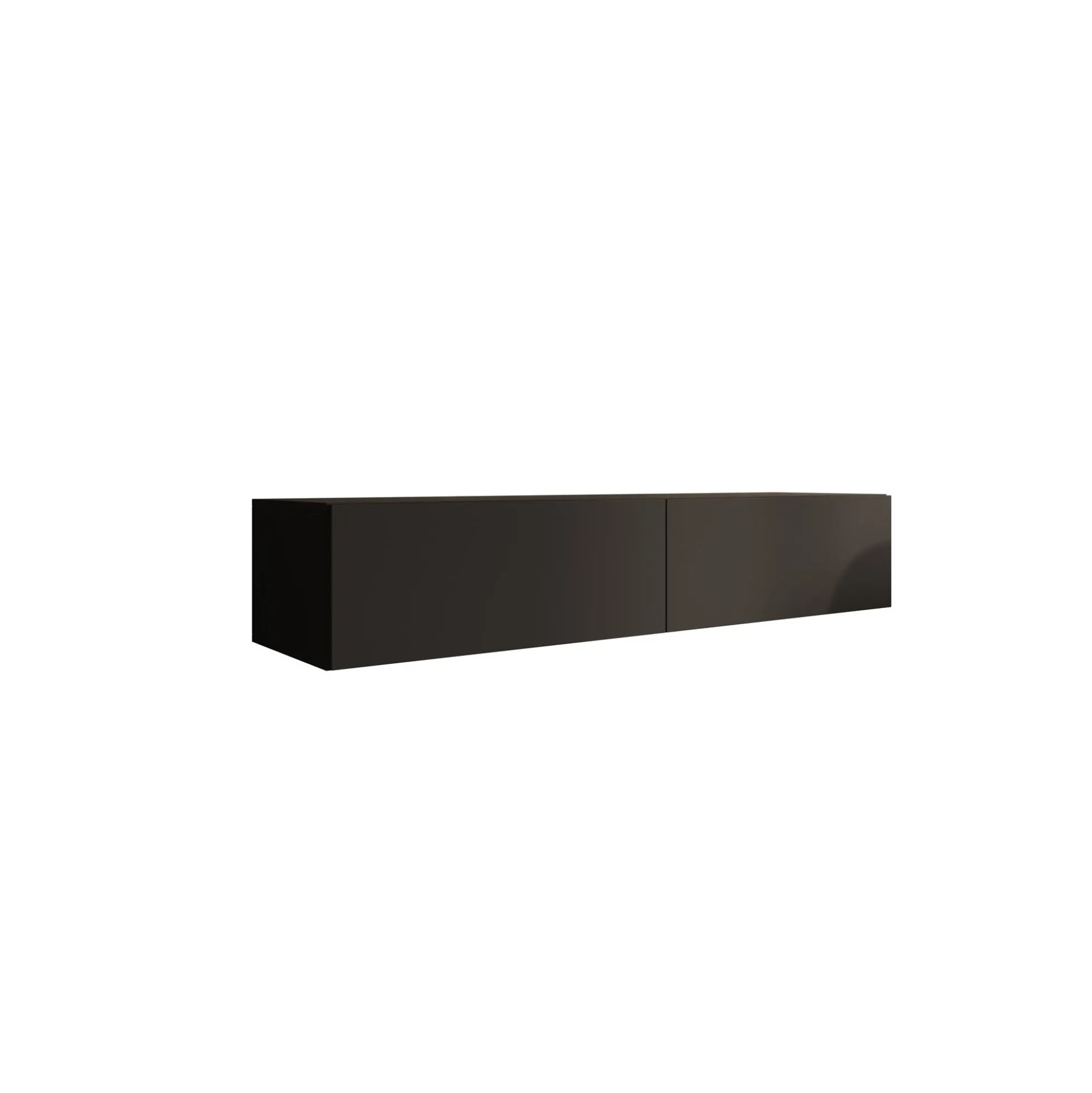 Palm - TV-Meubel - Mat zwart - 160x40x30 cm