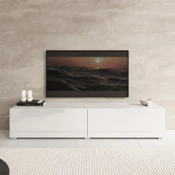 Palm - TV-Meubel - Wit - 160x40x30 cm