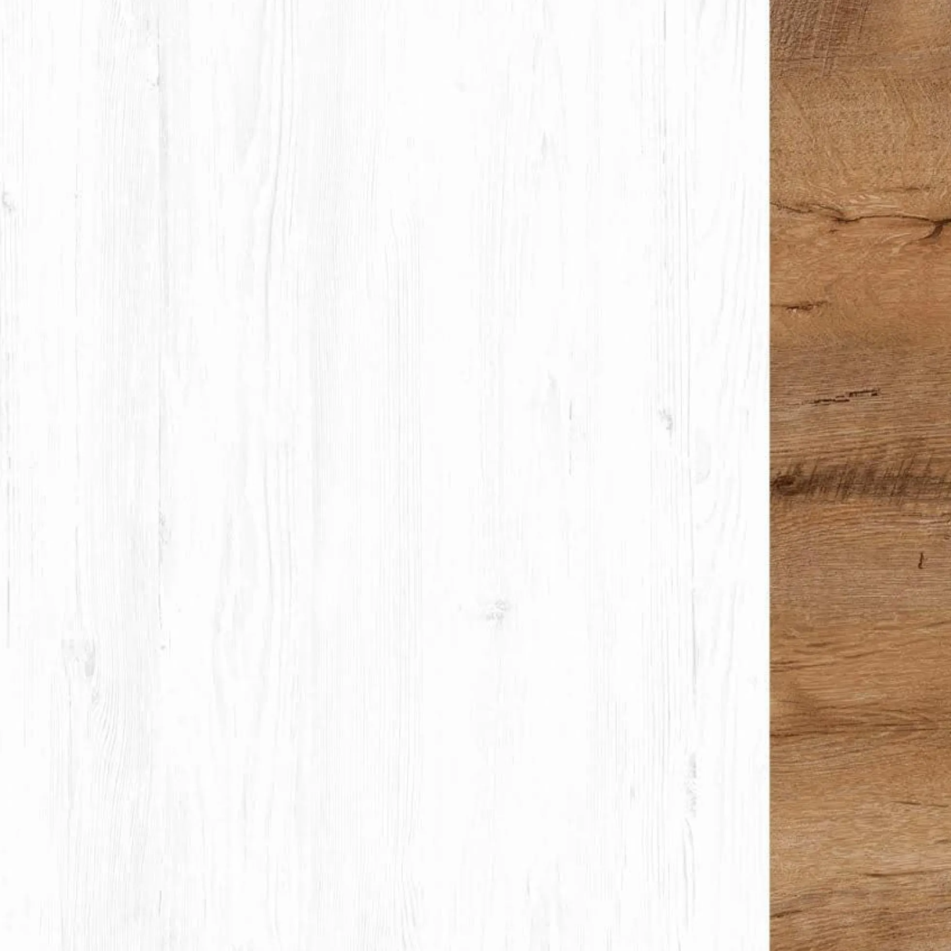 Parello 2 - Buffetkast - Wit/eiken - 130x43x199 cm