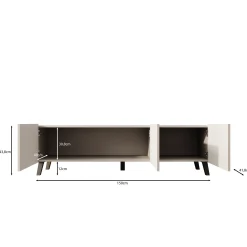 Pepinos 2 - TV-Meubel - Beige - 150x42x44 cm