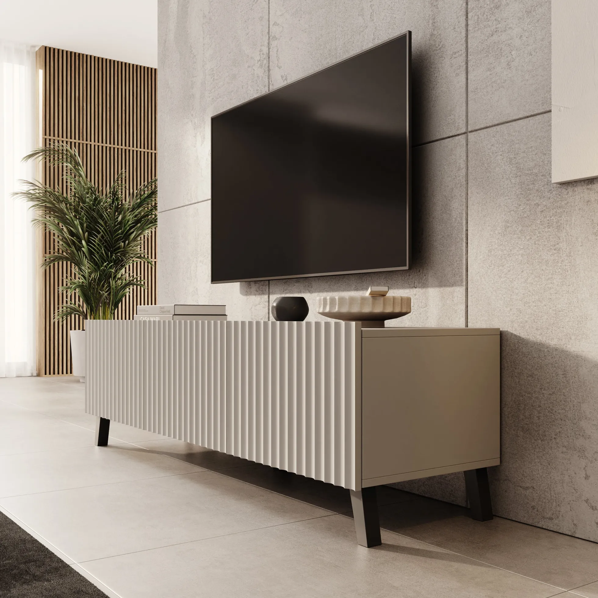 Pepinos 2 - TV-Meubel - Beige - 150x42x44 cm