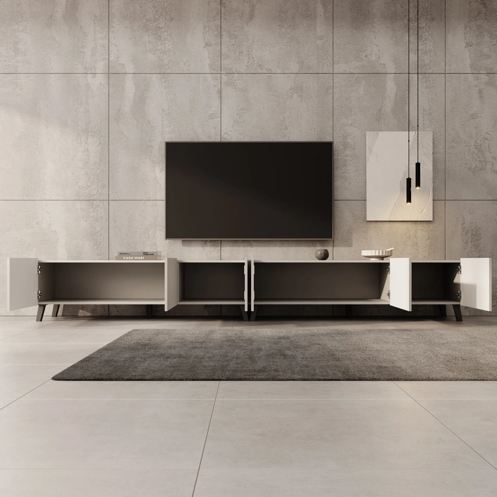 Pepinos 2 - TV-Meubel - Beige - 300x42x44 cm
