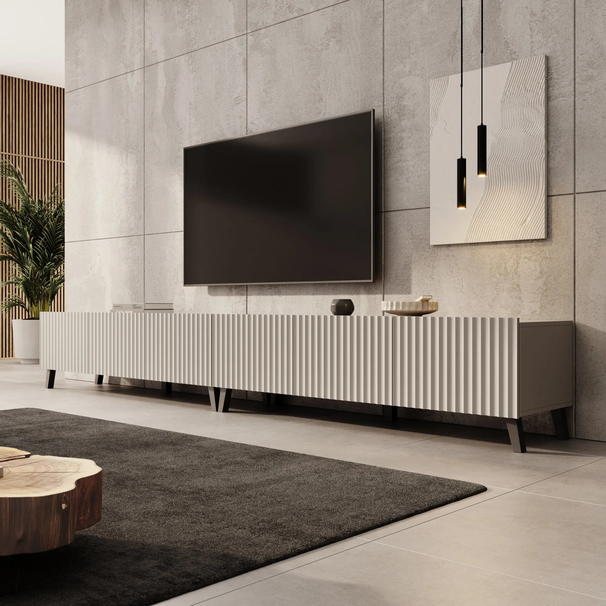 Pepinos 2 - TV-Meubel - Beige - 300x42x44 cm