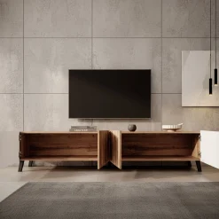 Pepinos 2 - TV-Meubel - Eiken - 200x42x44 cm