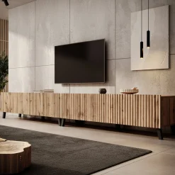 Pepinos 2 - TV-Meubel - Eiken - 300x42x44 cm