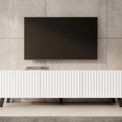 Pepinos 2 - TV-Meubel - Wit - 150x42x44 cm