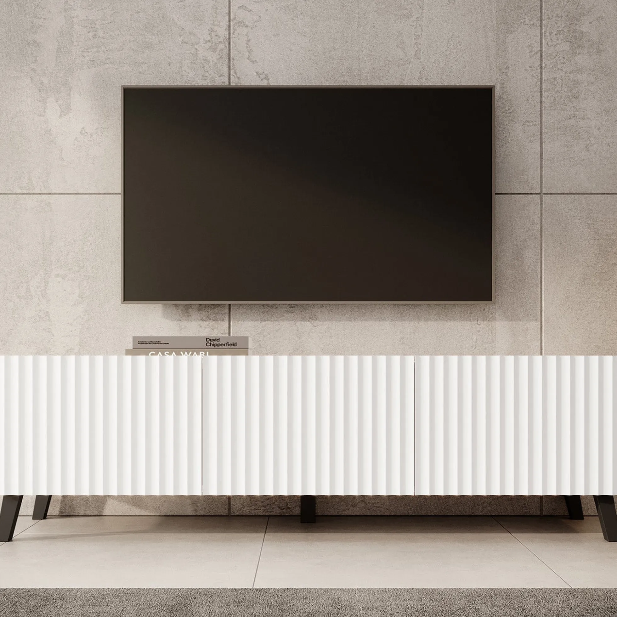 Pepinos 2 - TV-Meubel - Wit - 150x42x44 cm