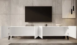 Pepinos 2 - TV-Meubel - Wit - 200x42x44 cm