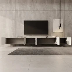 Pepinos - TV-Meubel - Beige - 300x42x33 cm
