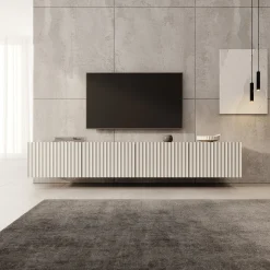 Pepinos - TV-Meubel - Beige - 200x42x33cm