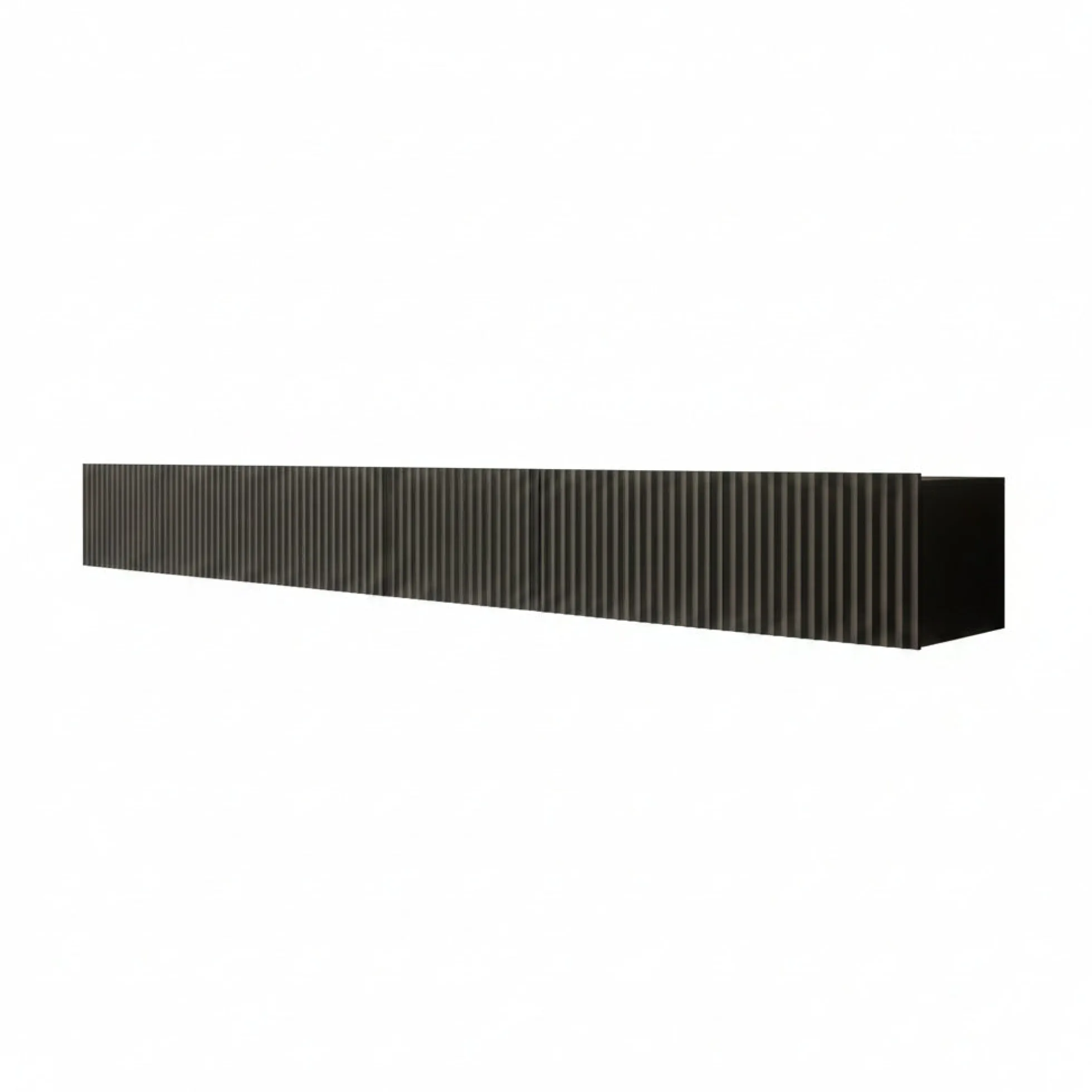 Pepinos - TV-Meubel - Mat zwart - 300x42x33 cm