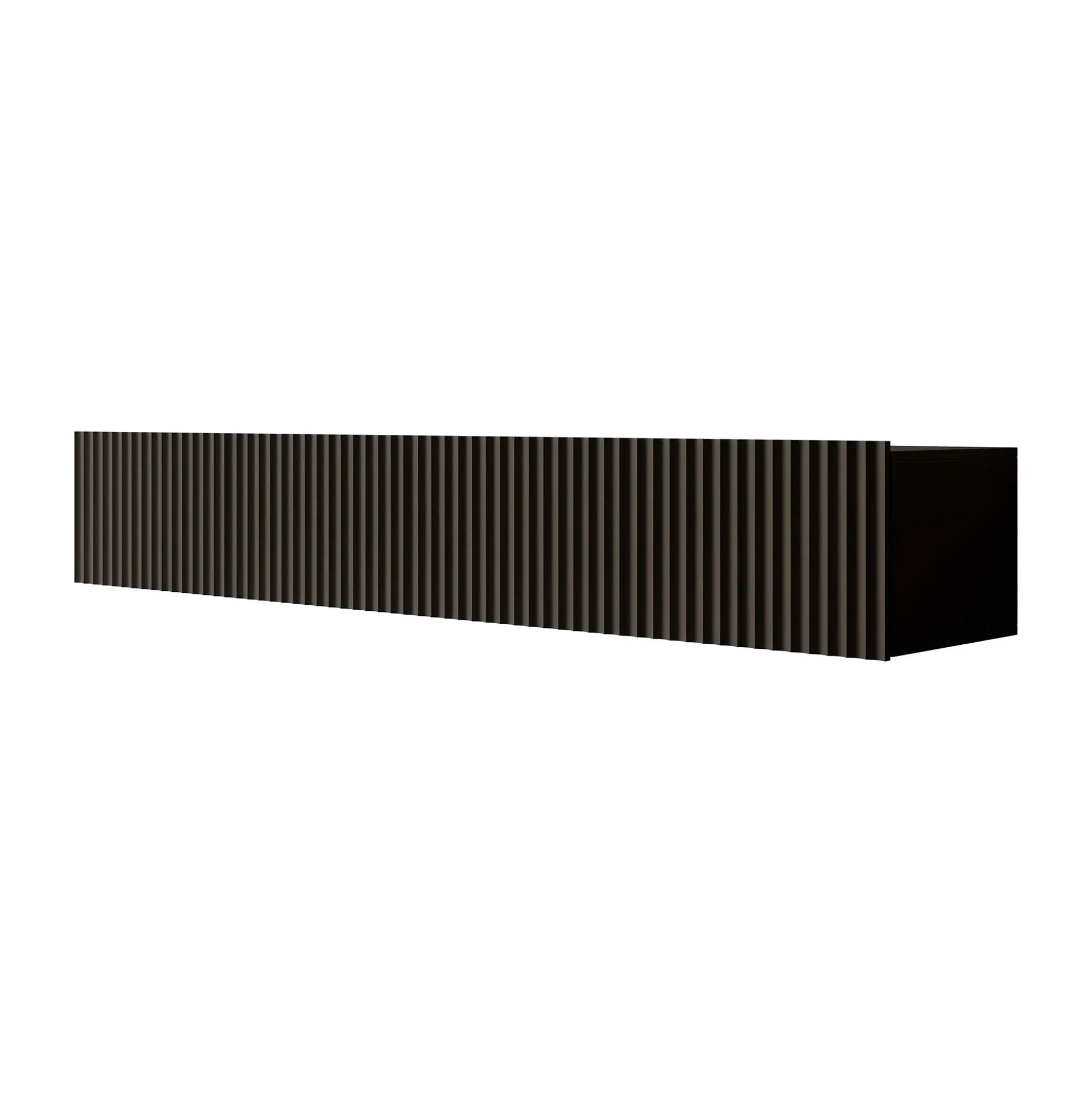 Pepinos - TV-Meubel - Mat zwart - 200x42x33 cm