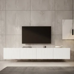 Pepinos - TV-Meubel - Wit - 200x42x33 cm